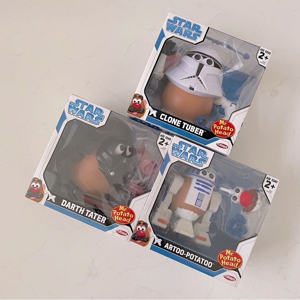 ✨𝙷𝚘𝚜𝚝 𝙿𝚒𝚌𝚔✨ PLAYSKOOL Lot of 3 STAR WARS Mr. Potato Head